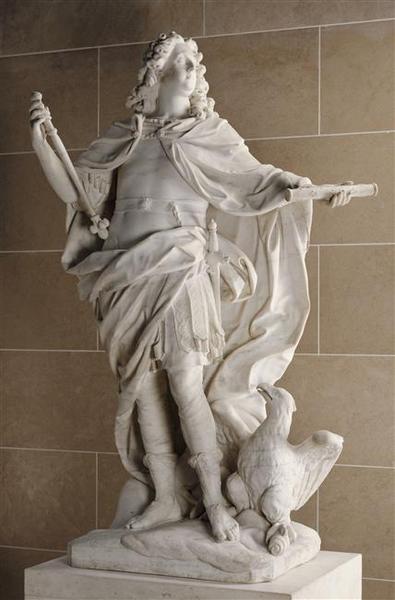 Louis XV en Jupiter (Versailles, 1710 ; Versailles, 1774), roi de France