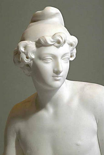 Le Berger Pâris, prêt à donner la pomme qui doit être le prix de la beauté