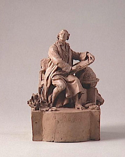 Buffon assis (Georges Louis Leclerc, comte de) (Montbard, 1707-Paris, 1788), naturaliste, intendant du Jardin du roi