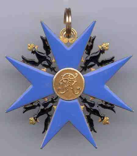 Croix de Chevalier de l'ordre de l'Aigle noir