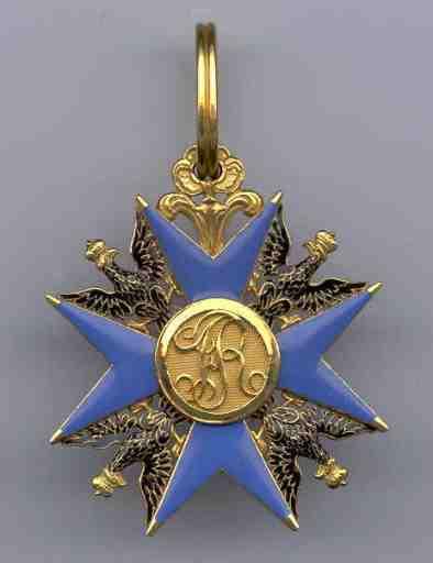 Croix de Chevalier de l'ordre de l'Aigle noir