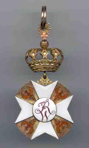 Croix de Chevalier de 1ère Classe de l'ordre de l'Aigle rouge