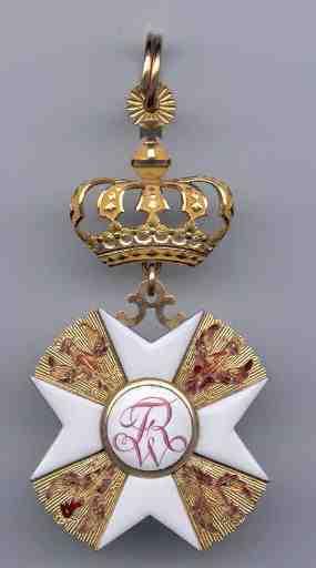 Croix de Chevalier de 1ère Classe de l'ordre de l'Aigle rouge