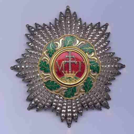 Plaque métallique de Saint Etienne de Hongrie