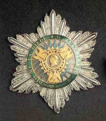 Plaque  de la Couronne de Fer