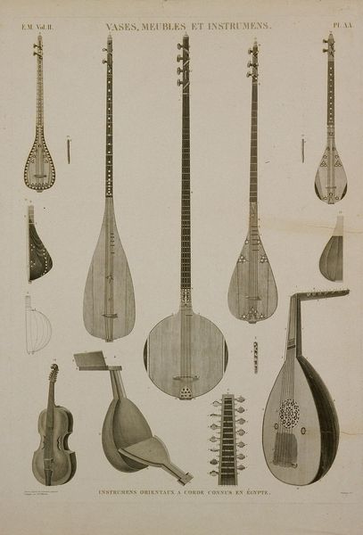 "Instrumens orientaux à corde connus en Egypte"
