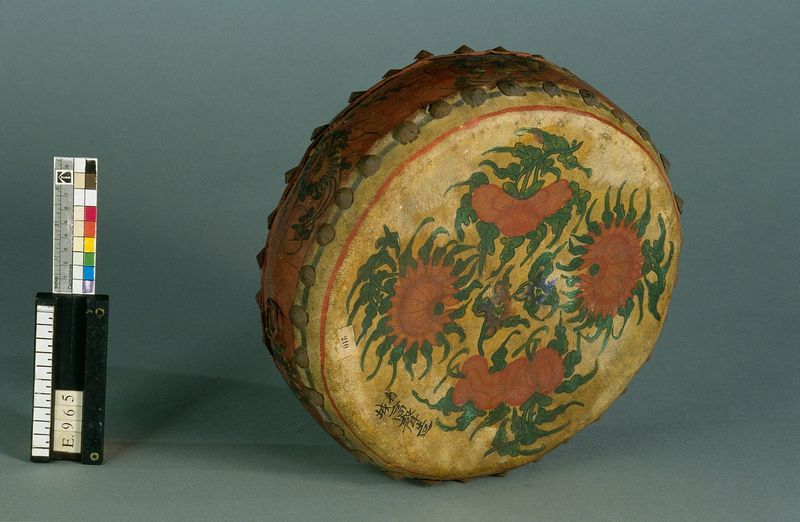 Tambour sur cadre cylindrique "yaogu"