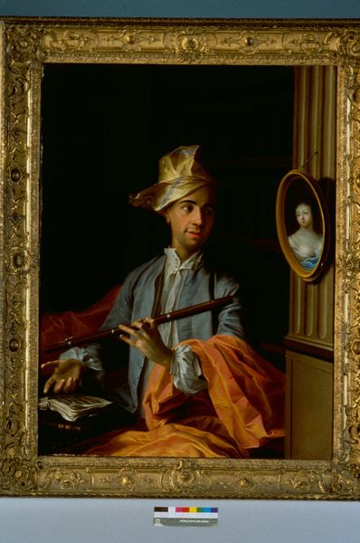 Portrait d'homme avec flûte