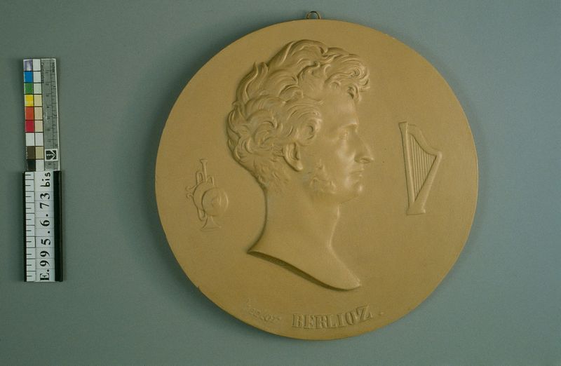 Médaillon d'Hector Berlioz (1803-1869)