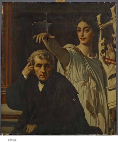 "Cherubini couronné par la Muse"