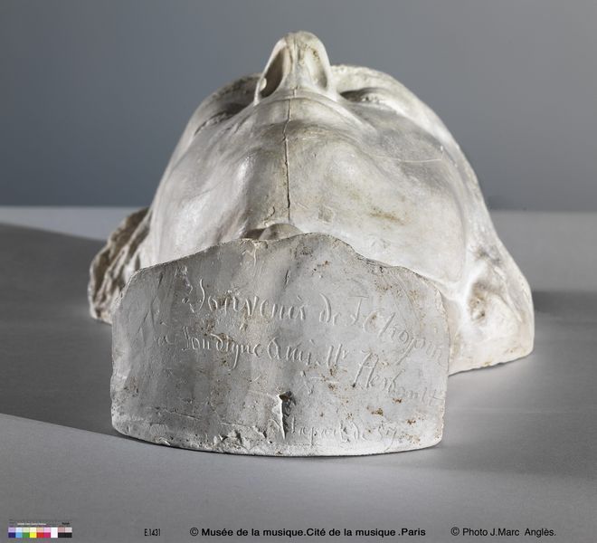 Masque mortuaire de Frédéric Chopin (1810-1849)