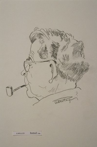 Caricature d'André Jolivet (1905-1974)