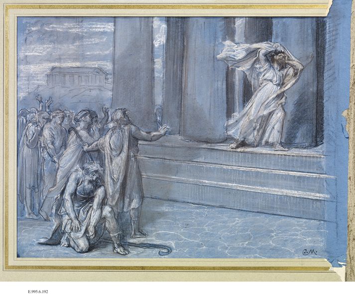 Scène d'Oedipe Roi de Sophocle : "Et je te vois, ô lumière des cieux, pour la dernière fois !"