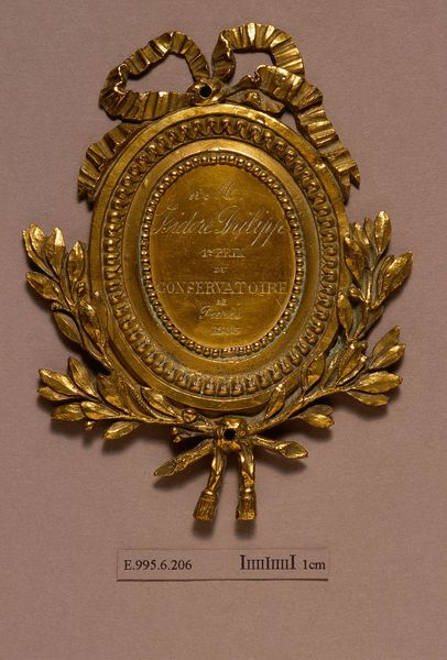Médaille reçue en 1 er prix par Isidore Philipp (1863-1958)