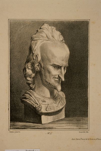 Portrait-charge de Nicolas-Prosper Levasseur (1791-1871)