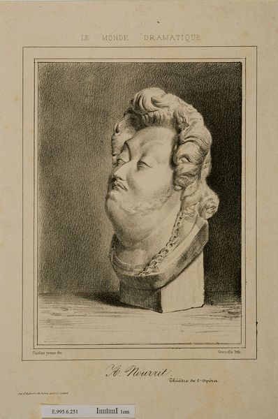 Portrait-charge d'Adolphe Nourrit (1802-1839)
