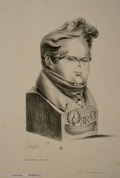 Portrait-charge d'Auguste-Mathieu Panseron