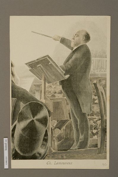 Charles Lamoureux (1834-1899) dirigeant un orchestre