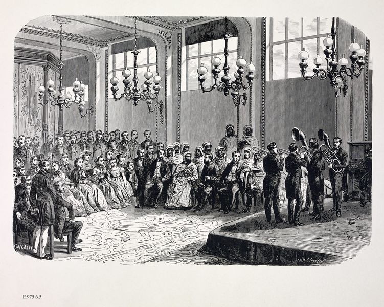 Concert chez Adolphe Sax avec Abd-el-Kader