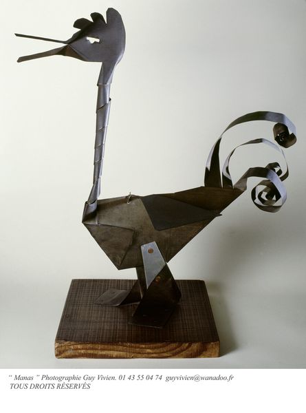 Sculpture appelée "l'Oiseau" (objet de Mana)