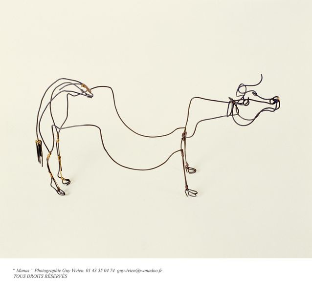 Sculpture appelée "la Vache" (objet de Mana)