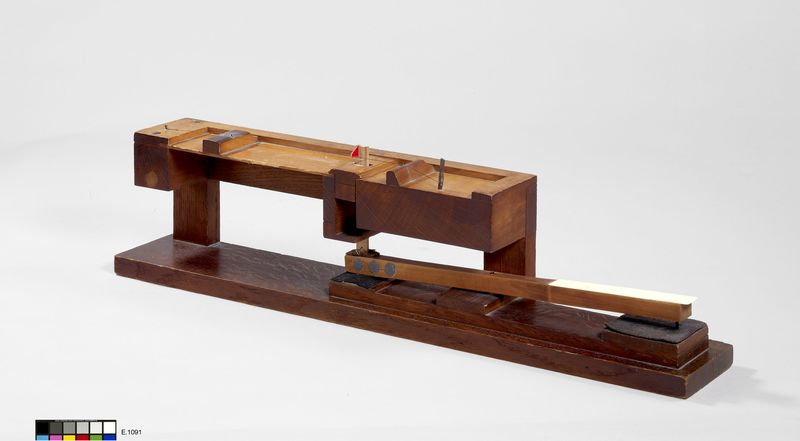 Modèle de mécanique de clavecin