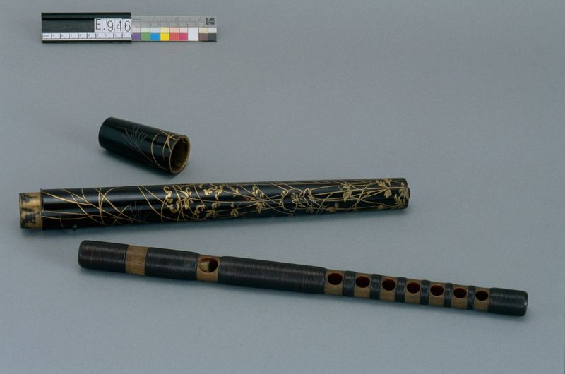 Etui de flûte à embouchure latérale "ryûteki"