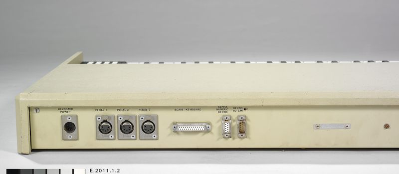 Synthétiseur CMI II - Moniteur