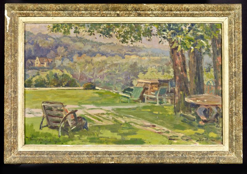 Vue de la terrasse de Jouy-en-Josas