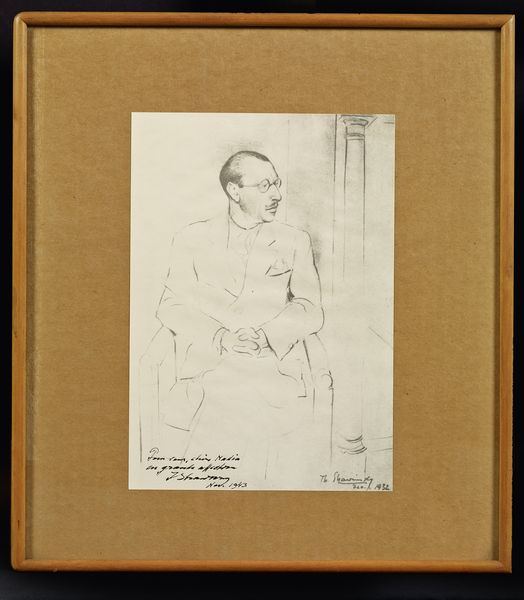 Portrait d'Igor Stravinski (1882-1971)