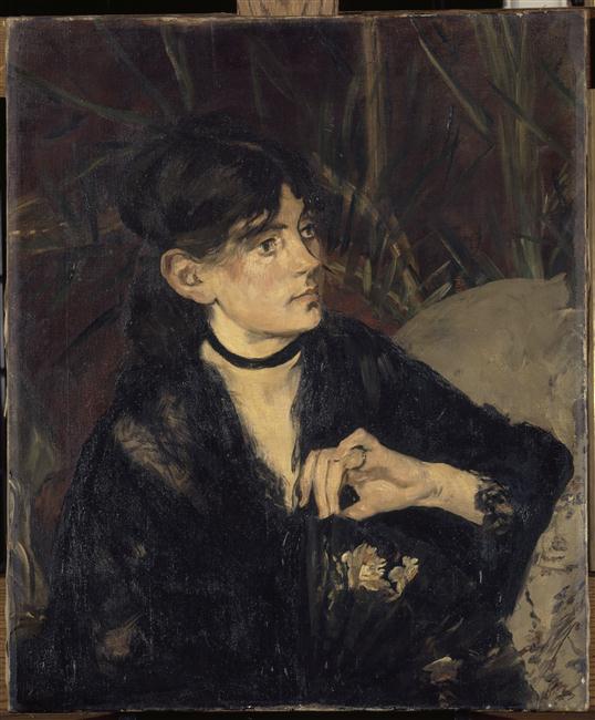 Portrait de Berthe Morisot à l'éventail