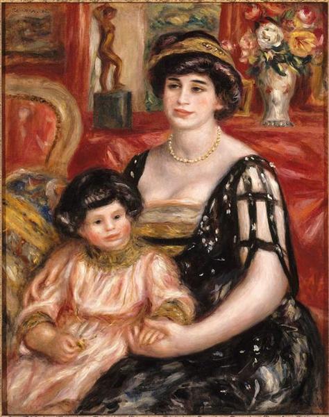 Madame Josse Bernheim-Jeune et son fils Henry
