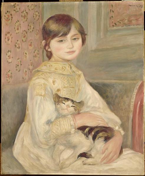 Julie Manet ; L'enfant au chat