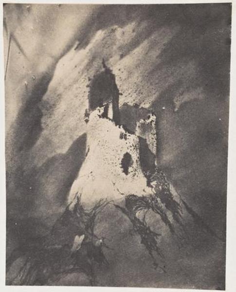 Photographie d'un dessin de Victor Hugo : Le Burg