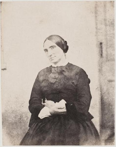 Marie Arsène Lefèvre, soeur d'Auguste Vacquerie, de profil