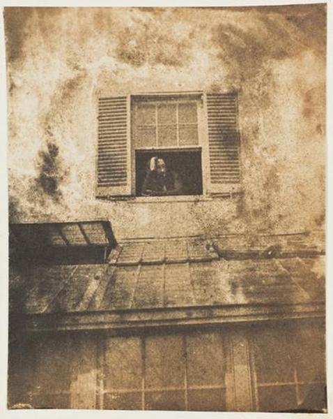 Auguste Vacquerie à sa fenêtre de Marine Terrace