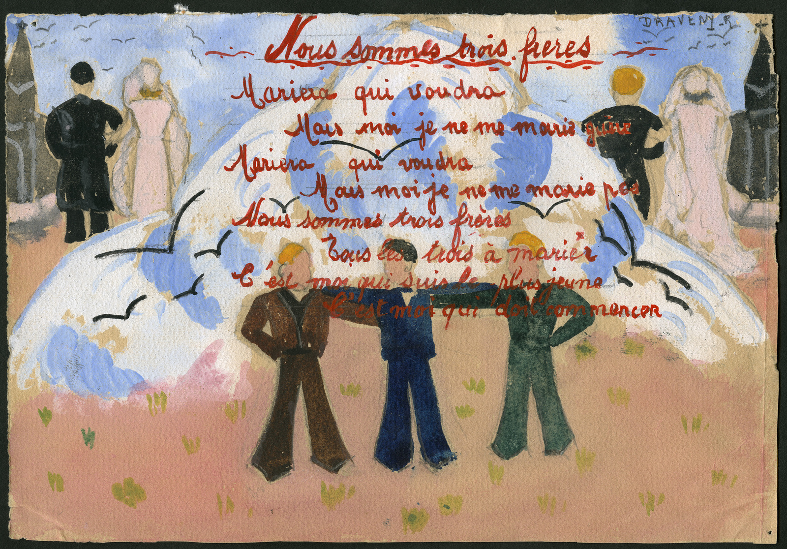 Nous sommes trois frères