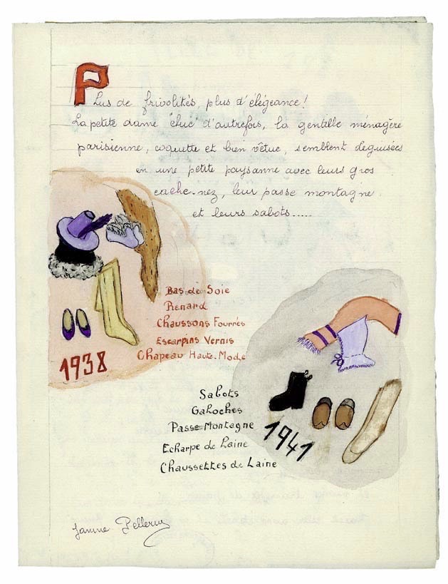 Comparaison de la vie quotidienne en 1938 et 1941