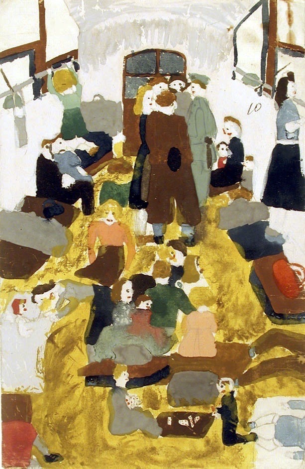 Ligne de démarcation : Vérification des papiers à Vierzon : Wagons sanitaires