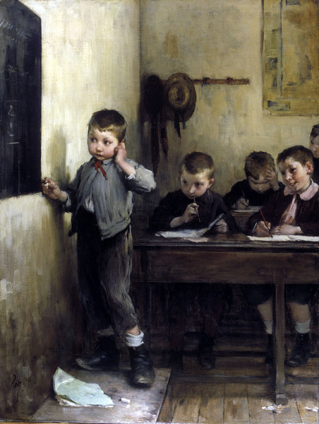 L'écolier embarrassé