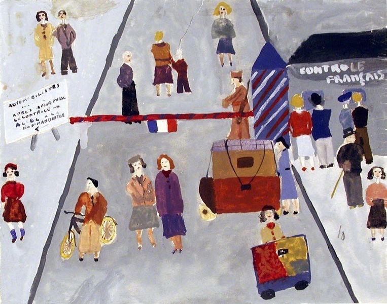 Moulins : 23 Septembre1940 : passage de la ligne de démarcation
