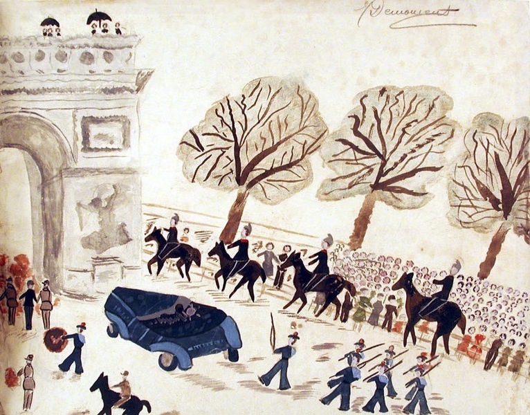 Défilé de marins le 11 novembre 1938