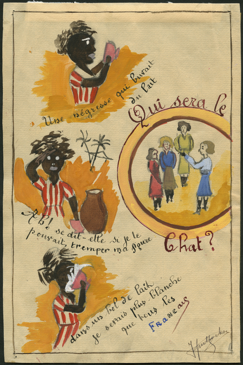 Une Négresse qui buvait du lait