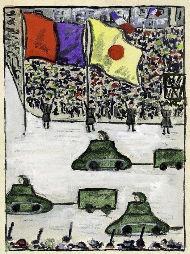 Défilé militaire le 11 novembre 1938