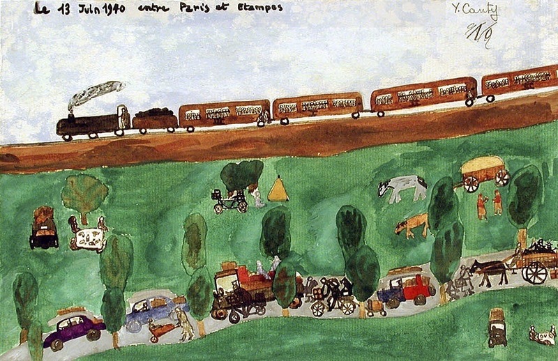 13 juin 1940 entre Paris et Étampes