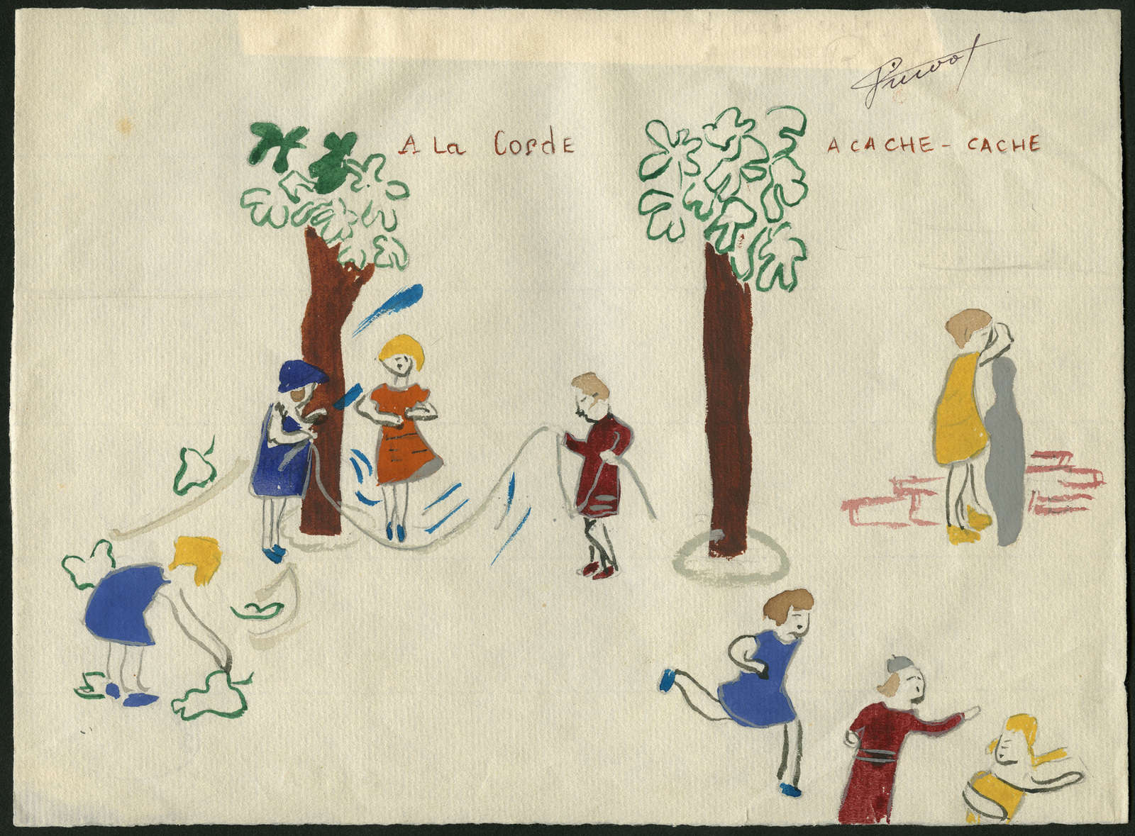 A la corde et à cache-cache