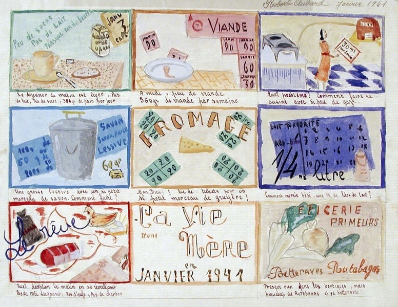 La Vie d'une mère en janvier 1941