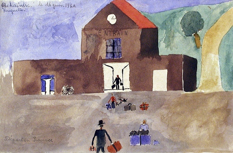 Départ en province le 14 juin 1940