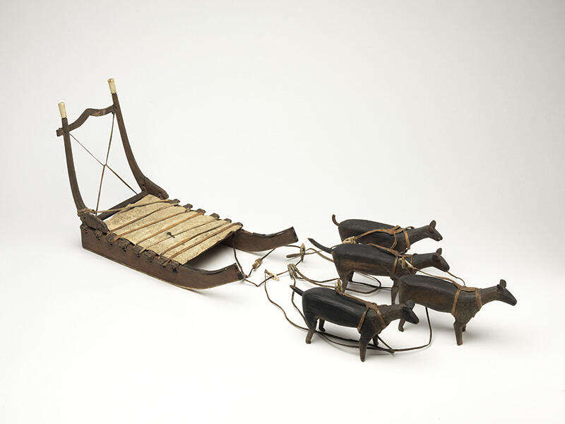 maquette de traineau esquimau