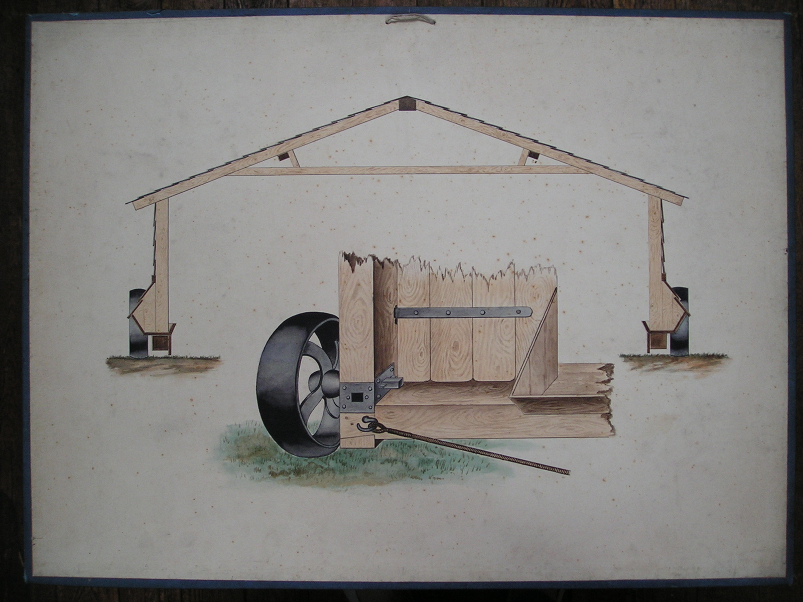 sans titre (cabane roulante)